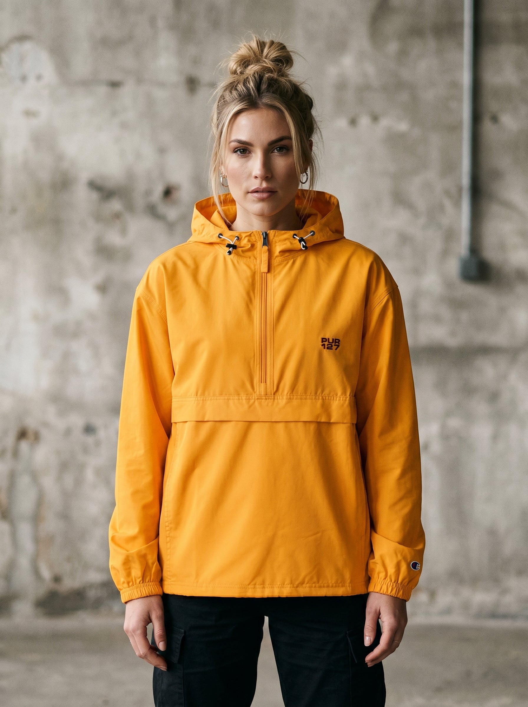PUR127 x Champion Packable Jacket (#001)