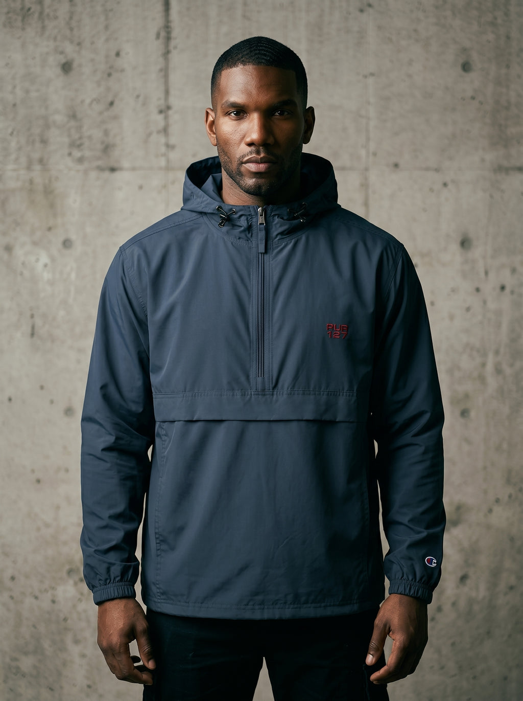 PUR127 x Champion Packable Jacket (#001)