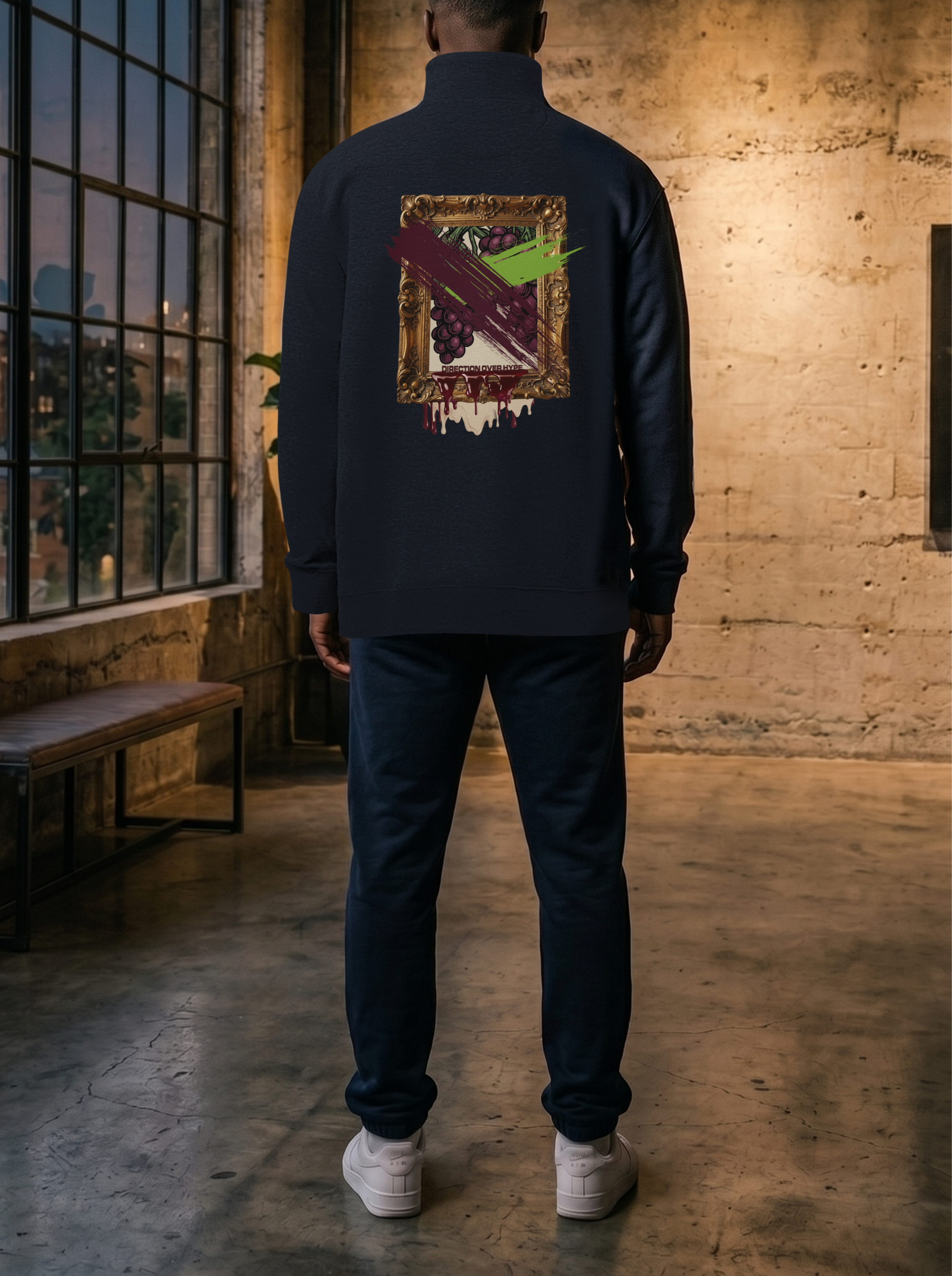 Vandalized Renaissance Pullover (#005 Grapes)