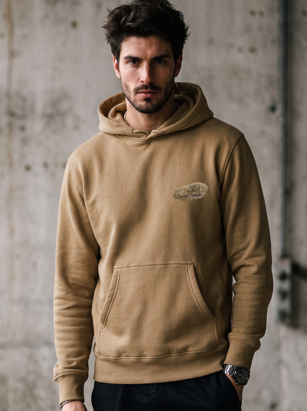 Slow Down Rock Heavyweight Hoodie (#001)
