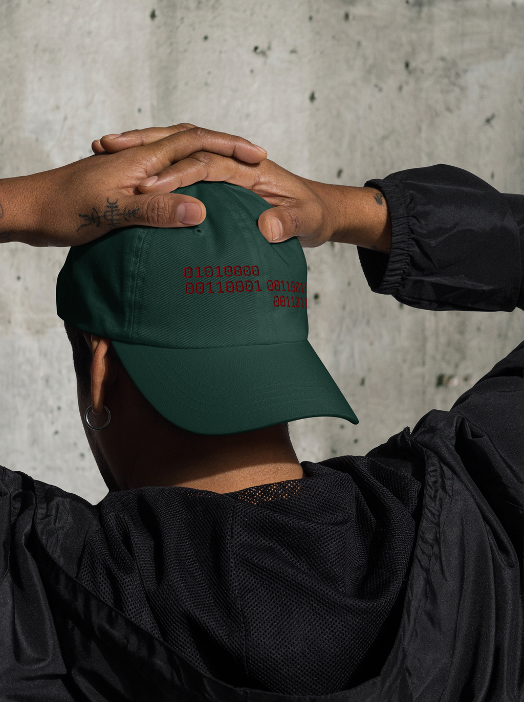 P127 Dark Binary Classic Cap (#004)