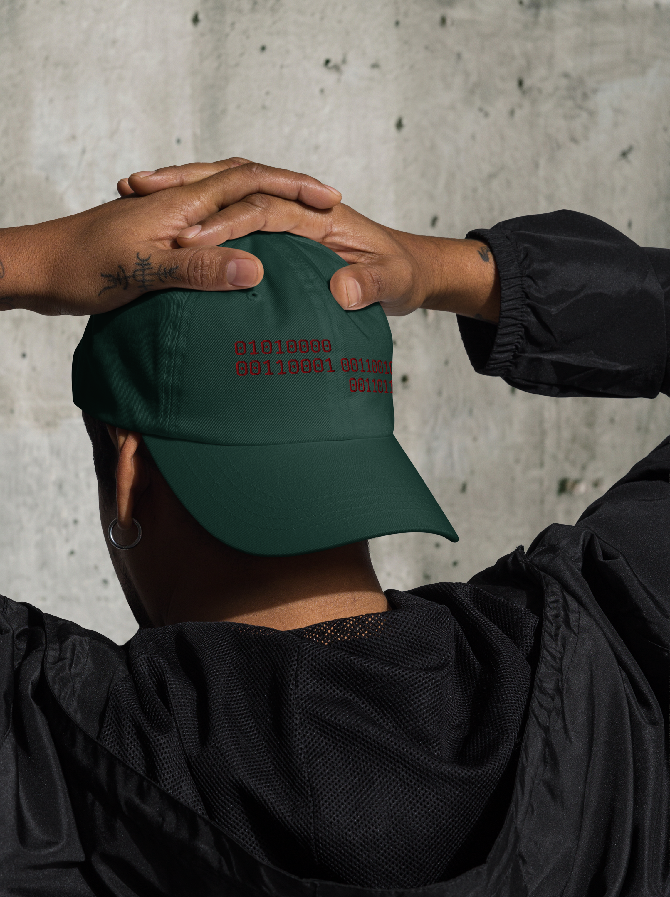 P127 Dark Binary Classic Cap (#004)