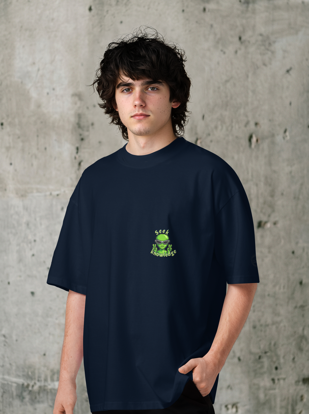Seek Knowledge Oversized Heavyweight Tee (#006)
