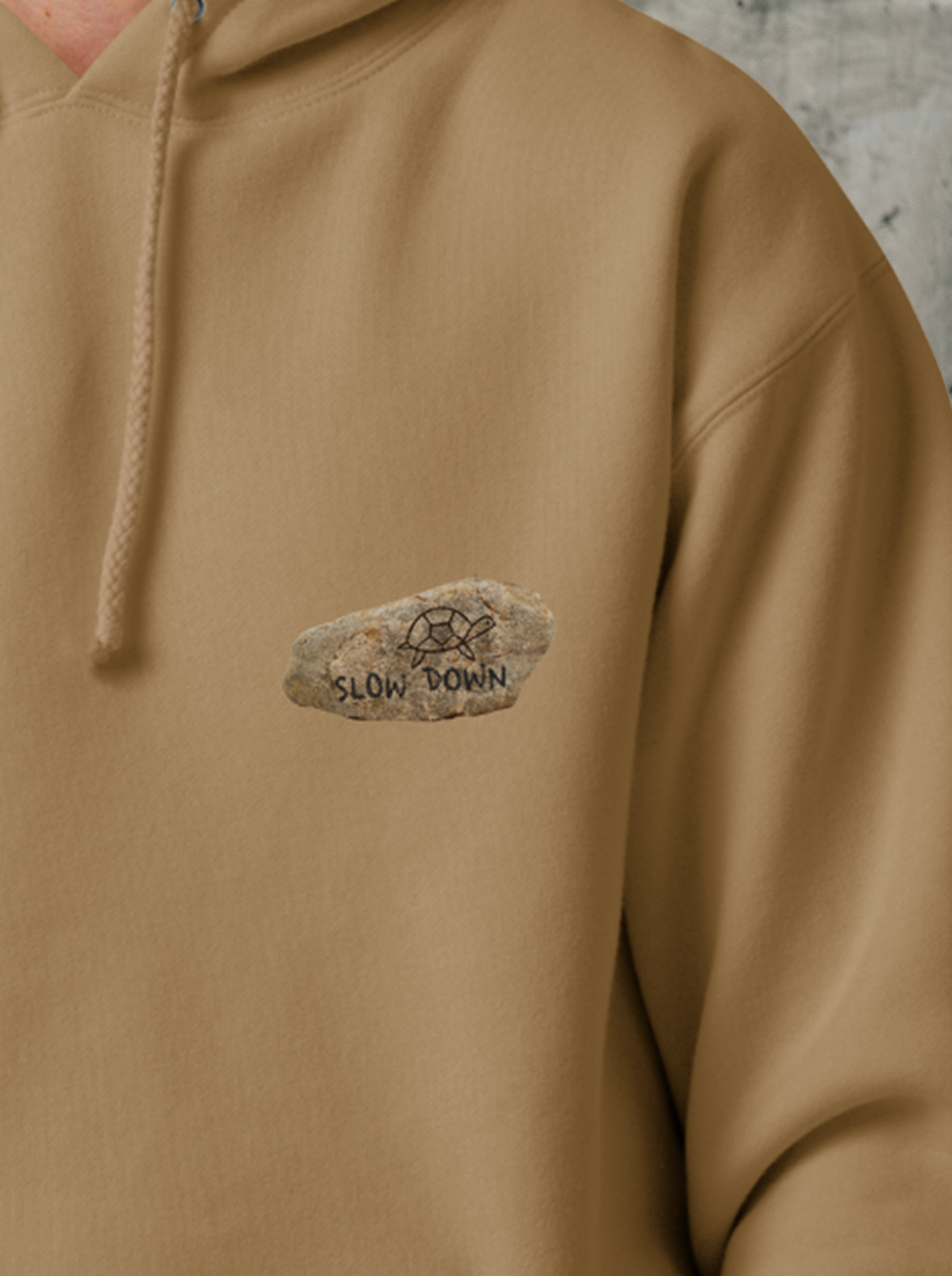 Slow Down Rock Heavyweight Hoodie (#001)