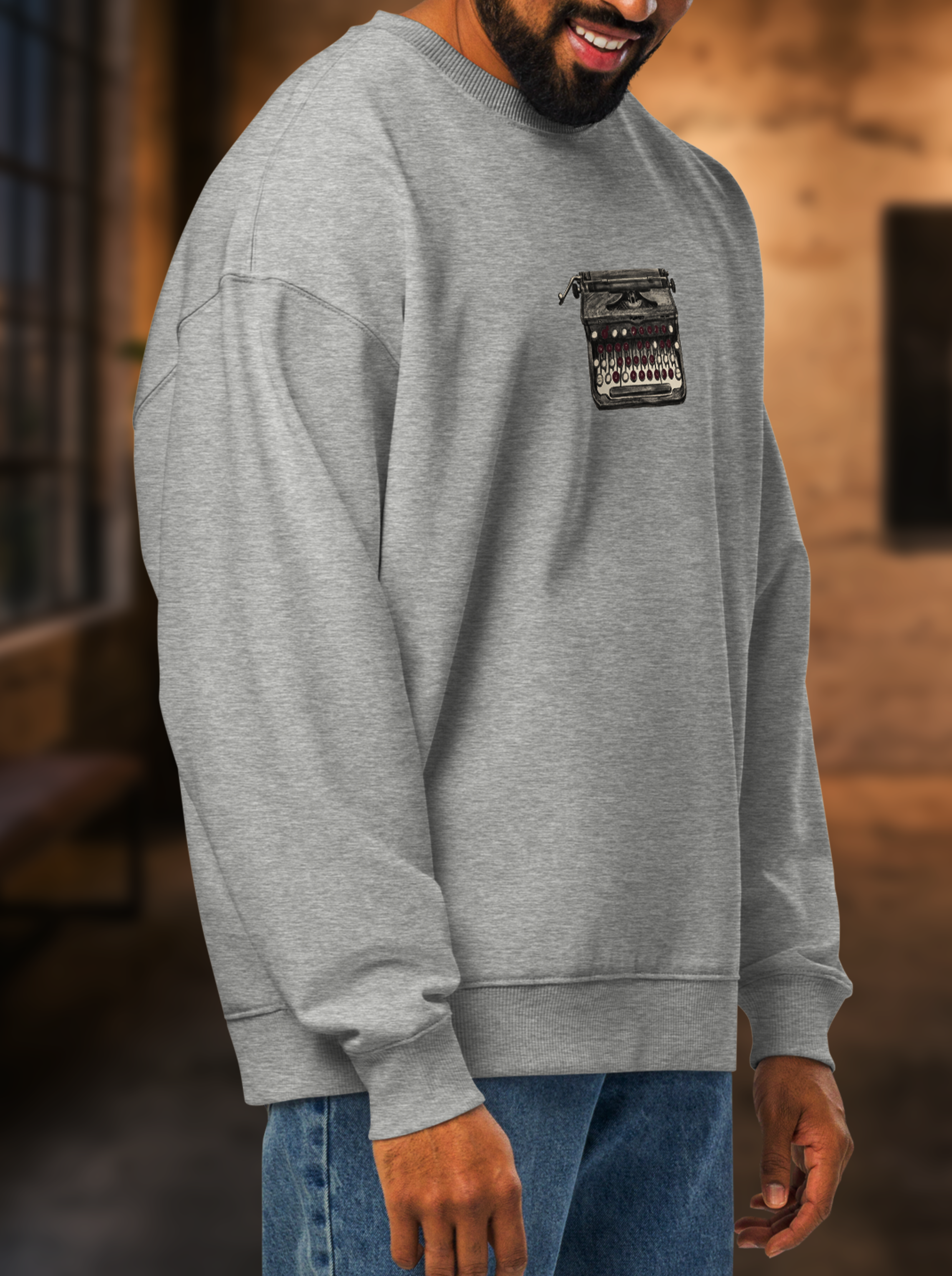 Muted Statement Organic Sweatshirt (#002)