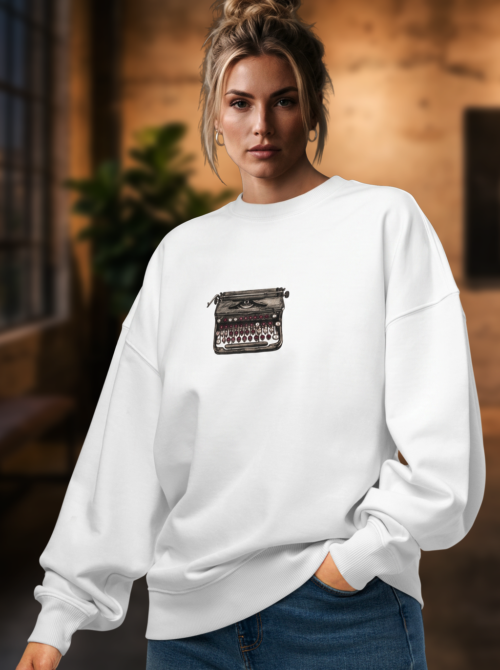 Muted Statement Organic Sweatshirt (#002)